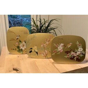 Lovely Vintage Japanese Hot Pads Trivets Set of 3